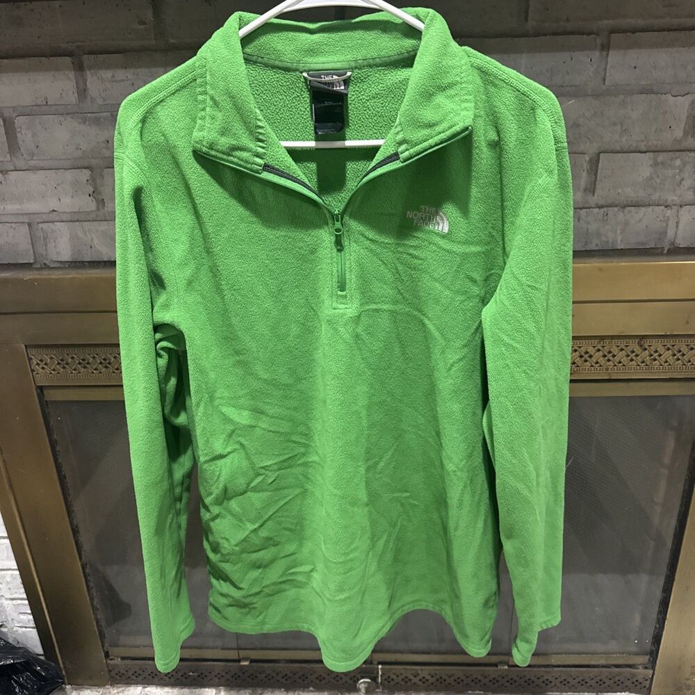 The North Face Women's Large Quarter Zip Pullover Green